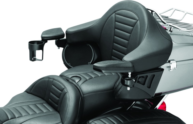 Kuryakyn Passenger Armrests Black For 14-Up Touring & Tri Glide - Image 5