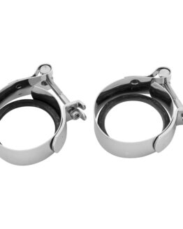 TwinPower Chrome Intake Clamps For 55-E78 Big Twin, 57-78 XL