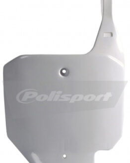 Front Number Plate - White