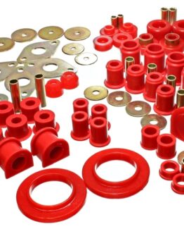 Red Hyper-Flex Master Bushing Set by Energy Suspension Fits 01-04 Toyota Tacoma