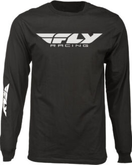 Fly Corporate Long Sleeve Tee Black Medium