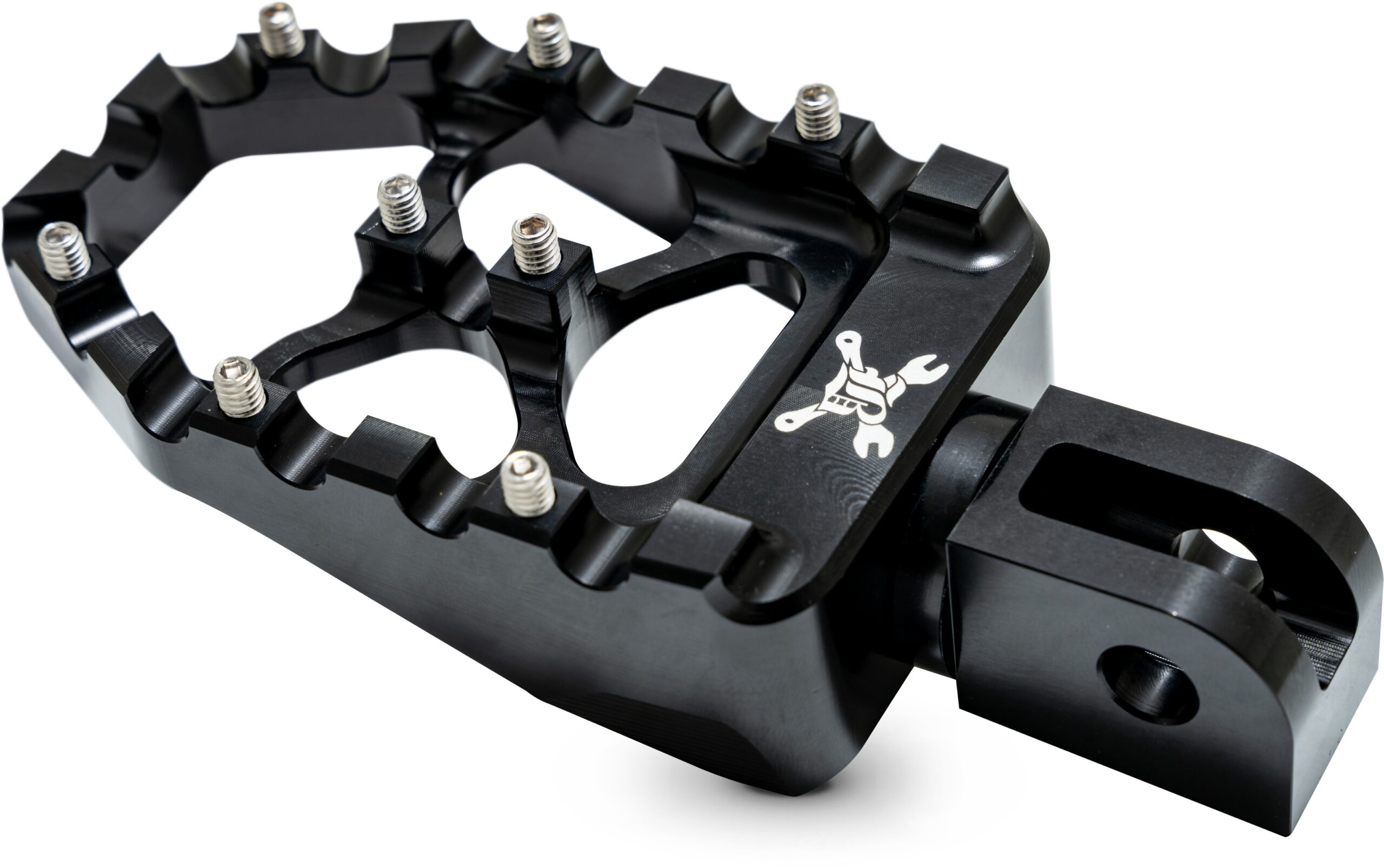Burly Brand MX-Evolution Passenger Pegs Black For Harley M8 Softail - Image 6