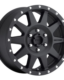 MR301 The Standard 17x7.5 +50mm Offset 6x130 84.1mm CB Matte Black Wheel