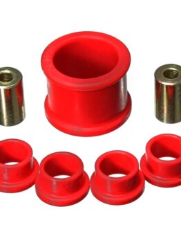 Red Power Steering Rack Bushing Set by Energy Suspension Fits 06-11 Civic Si
