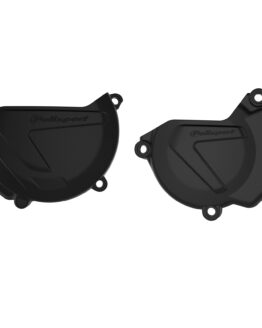Clutch & Ignition Cover Protector Kit - Black