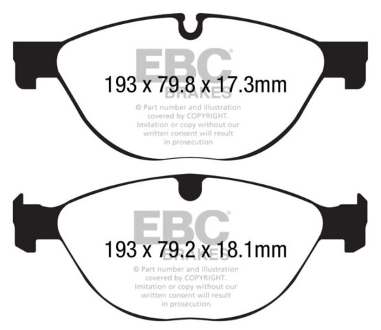 Yellowstuff Front Brake Pads - Image 2