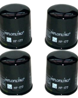 HF177 Oil Filter - Black - 4 Pack