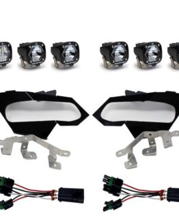Baja Designs S1 Laser + Wide/Cornering Headlight Kit For Can-Am Maverick X3