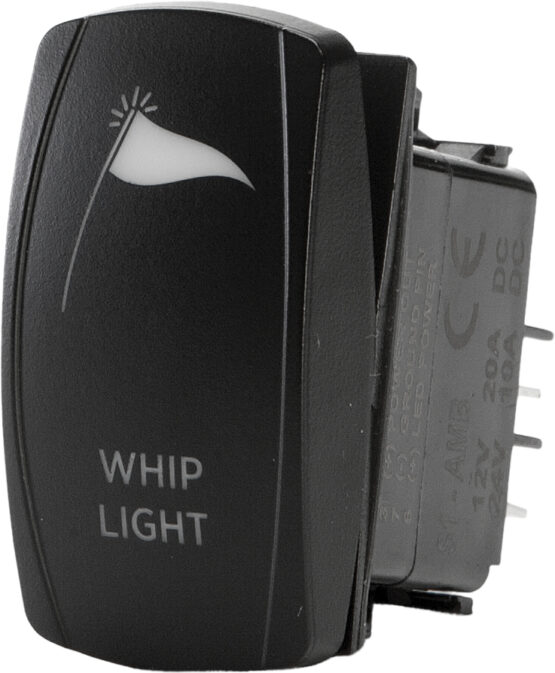 "Whip Light" Illuminated Rocker Switch