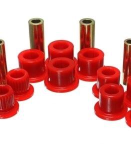 Red Rear Leaf Spring Bushing Set Fits 99-04 Ford F-350/F-250 SD