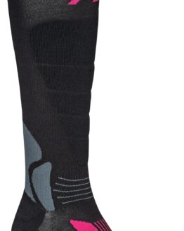 Fly Racing Snow Heavyweight Wool Socks Black/Pink L/XL
