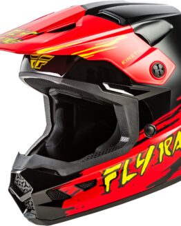 Fly Racing Youth Kinetic Surge Helmet Black/Red/Yellow YL