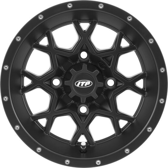 Hurricane Wheel Black 16X7 4/137 5+2