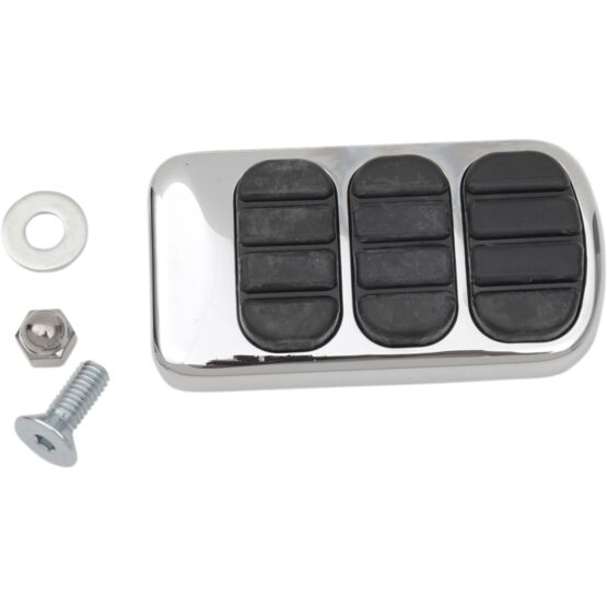 ISO Standard Brake Pedal Pad Chrome