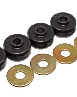 Black Spring Cushions Rear Leaf Spring Bushing Set Fits 84-96 Chevy Corvette