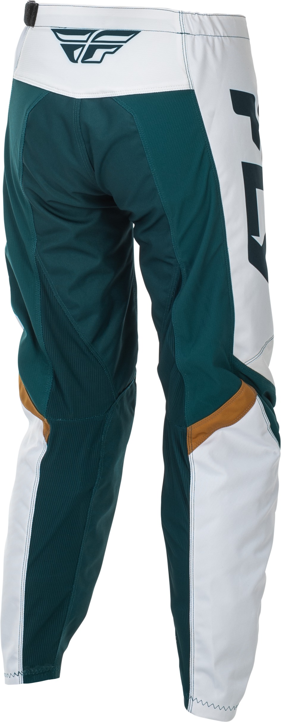 Fly Racing Women's F-16 Pants Teal/White/Gold US 05/06 - Image 4