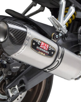 Yoshimura R-77 Full Exhaust Carbon Cap Stainless Fits 19-20 CB650R 14-18 CB650F