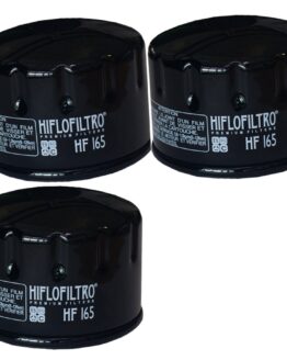 HF165 Oil Filter - Black - 3 Pack