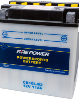 Fire Power CB10L-B2 12V Heavy Duty Battery w/Acid Pack