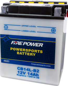 Fire Power CB14L-B2 12V Heavy Duty Battery Replaces YB14L-B2