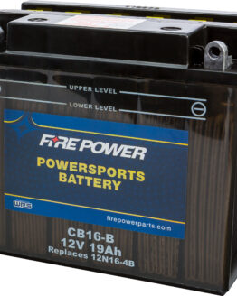 Fire Power 12V Heavy Duty Battery Replaces YB16-B