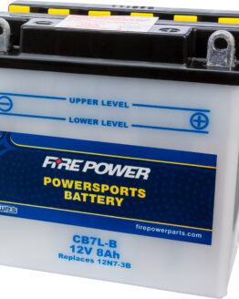 Fire Power CB7L-B 12V Heavy Duty Battery with Acid Pack