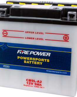 Fire Power CB9L-A2 12V Heavy Duty Battery w/ Acid Pack