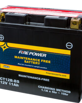 Fire Power CT12B-BS Maintenance Free Sealed Battery Replaces YT12B-BS