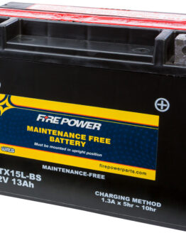 Fire Power CTX15L-BS Maintenance-Free Battery Replaces YTX15L-BS