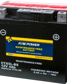 Fire Power CTX5L-BS Maintenance-Free Sealed Battery Replaces YTX5L-BS
