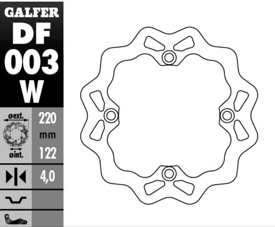 Solid Wave Brake Rotor