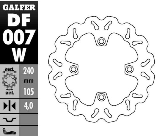 Solid Wave Brake Rotor - Image 4