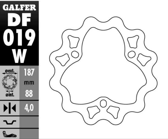 Solid Wave Rear Brake Rotor - Image 2