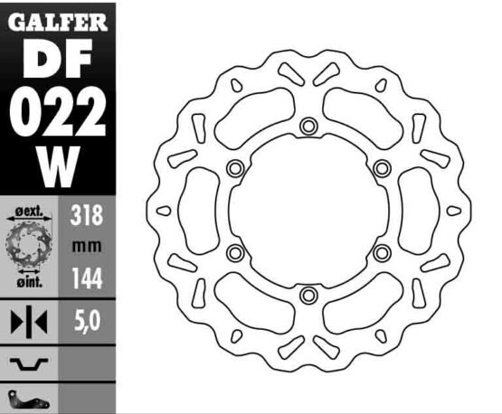 Solid Wave Brake Rotor