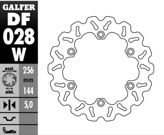 Solid Wave Brake Rotor