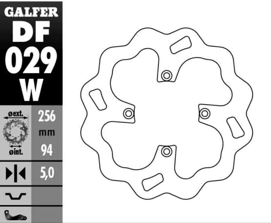 Solid Wave Rear Brake Rotor - Image 3