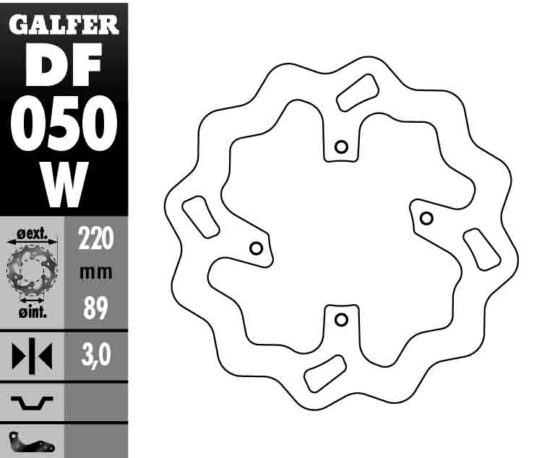 Solid Wave Brake Rotor - Image 3