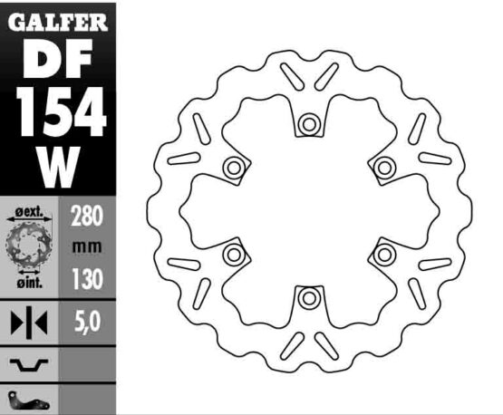 Solid Wave Brake Rotor - Image 2