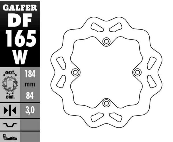 Solid Wave Rear Brake Rotor - Image 4