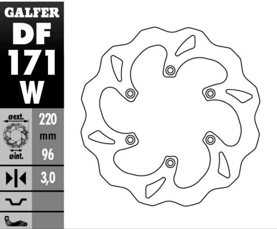 Solid Wave Brake Rotor - Image 3