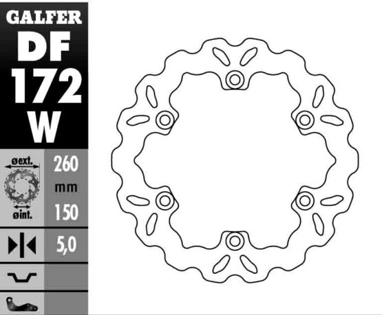 Solid Wave Brake Rotor