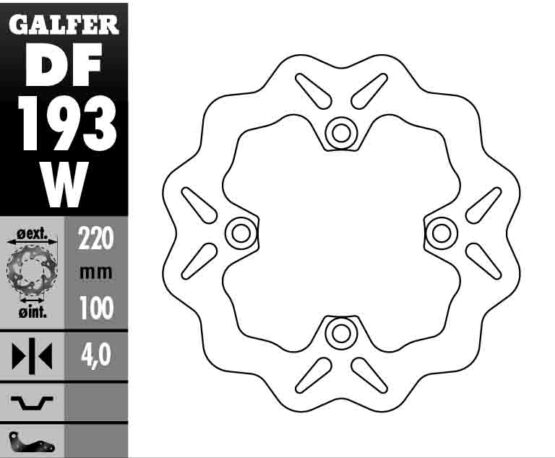 Solid Wave Brake Rotor - Image 3