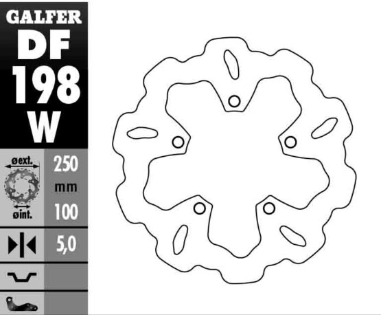 Solid Wave Rear Brake Rotor - Image 3