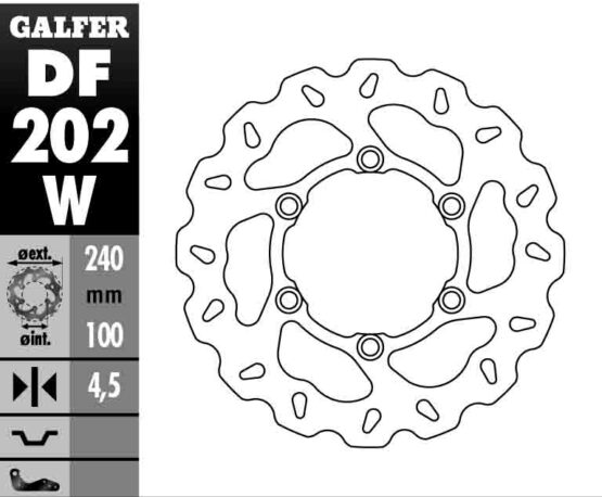 Solid Wave Rear Brake Rotor - Image 2