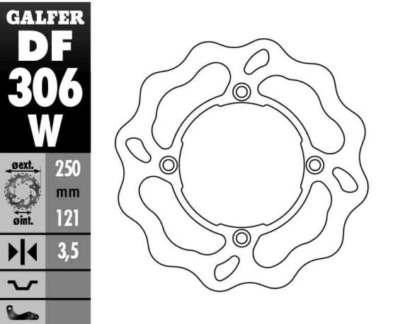 Solid Wave Brake Rotor