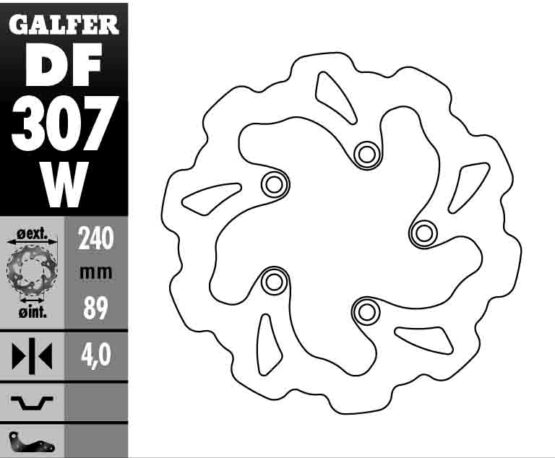 Solid Wave Rear Brake Rotor - Image 4