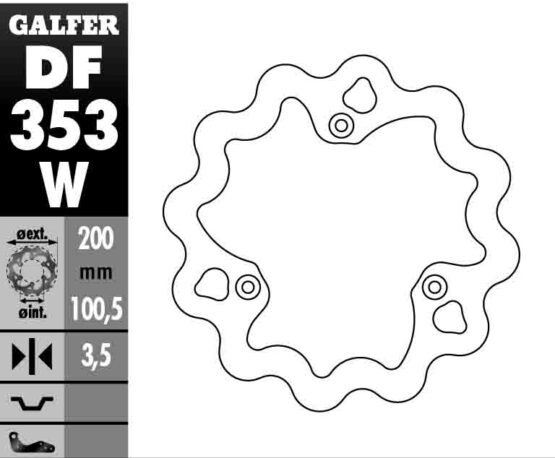 Solid Wave Brake Rotor