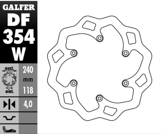 Solid Wave Rear Brake Rotor - Image 2