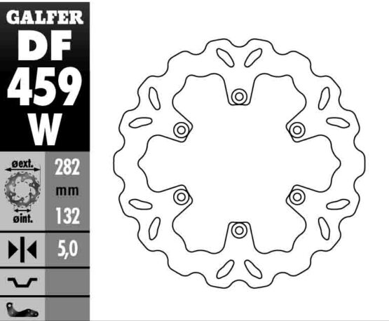 Solid Wave Brake Rotor - Image 3