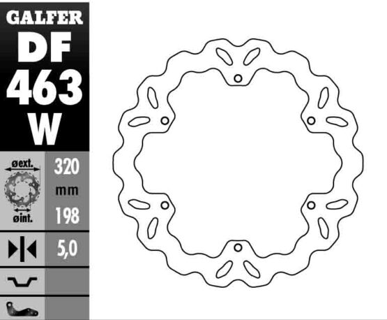 Solid Wave Brake Rotor - Image 2